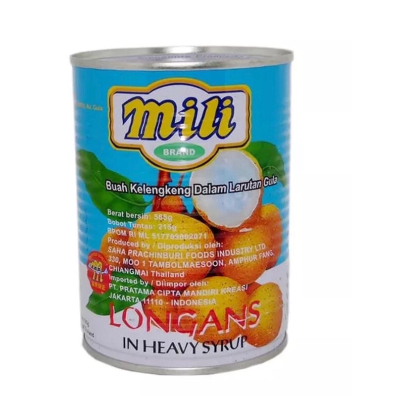 

Mili LONGANS Buah Klengkeng dalam larutan gula