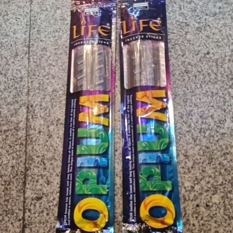 HIO DUPA India RED BATHI DARSHAN Aromatherapy LIFE OPIUM panjang 39cm