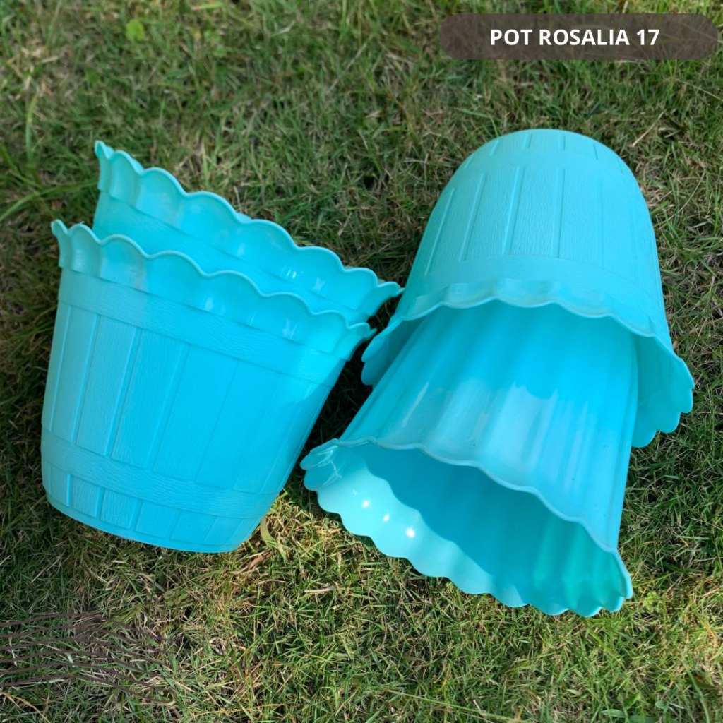 Pot Bunga Plastik / Pot Bunga Rosalia 17