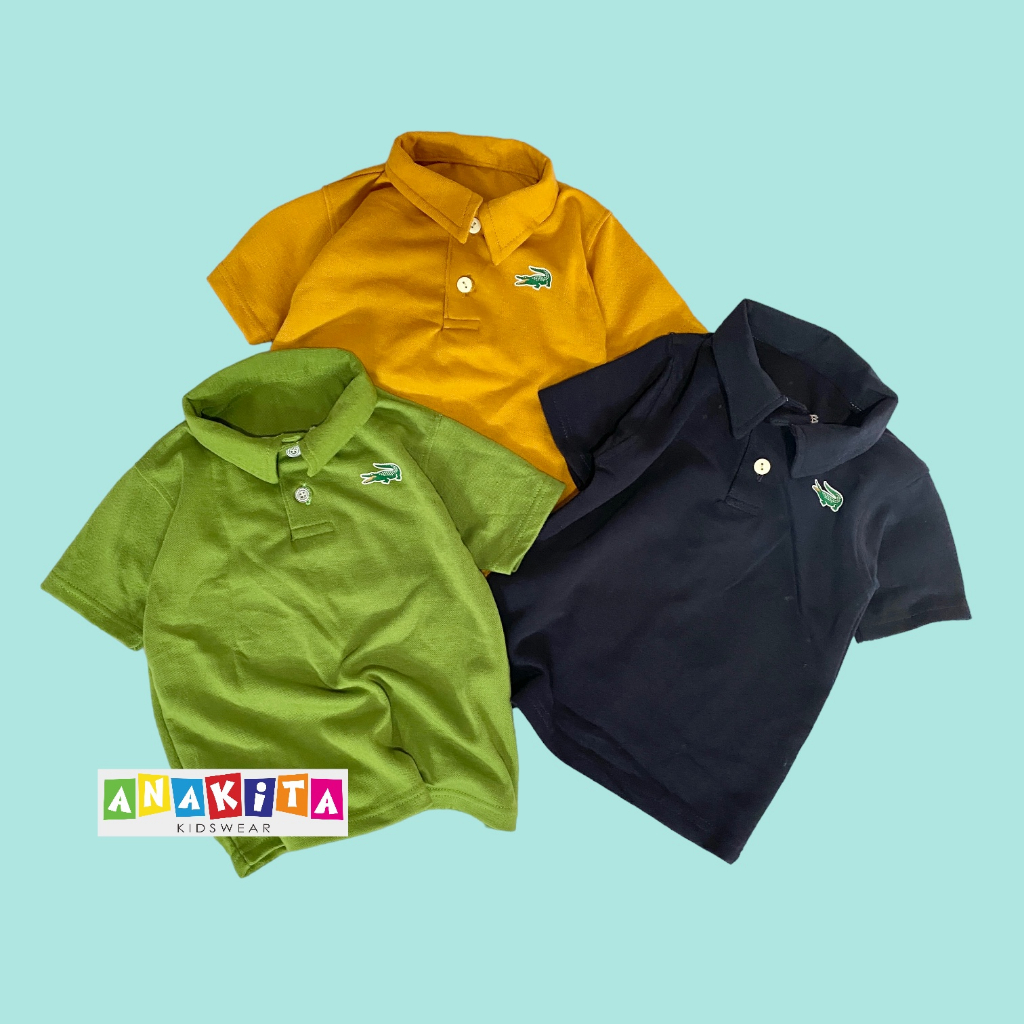 ANAKITA Kaos Polo Anak Kaos Kerah Polo Shirt Baju Kerah Anak laki-laki