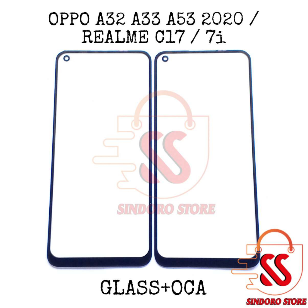 Kaca Glass Lcd Touchscreen Oppo A32 A33 A53 2020 Lem Oca