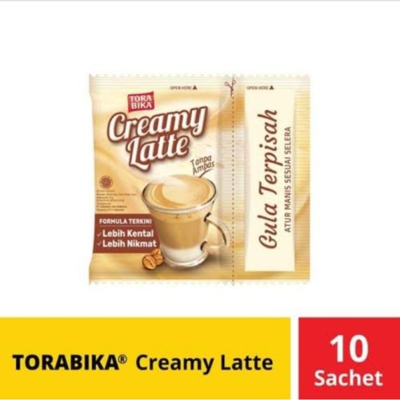 

Tora Bika creamy late 10 sachet