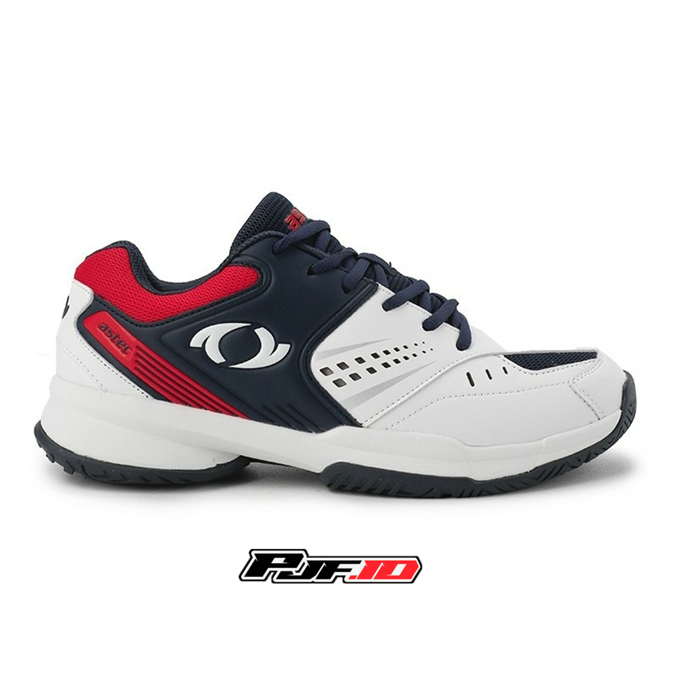 Astec Geo Badminton Navy White Red Men's - Sepatu Badminton