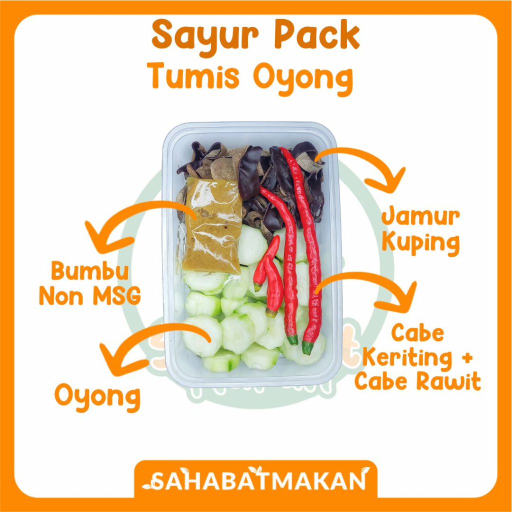 

Tumis Oyong- Sayur Pack / Sayur Prep / Sayur Instant — Sahabat Makan Sayur Jogja