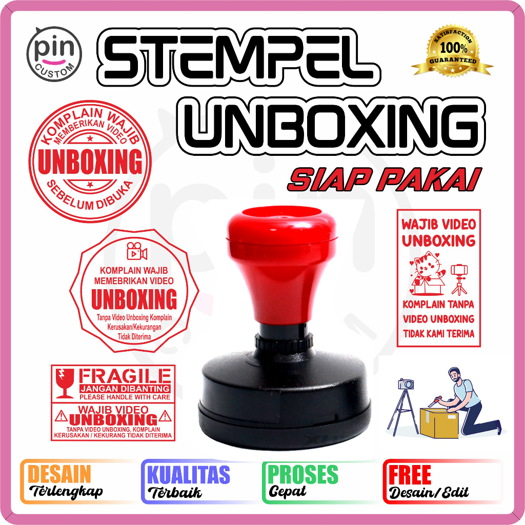 

Stempel Unboxing Video Paket Resi Olshop