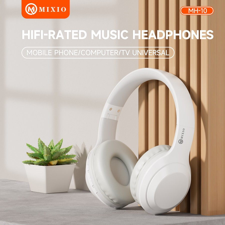 MIXIO MH-10 Headphone Bluetooth Wireless Headset Earphone 5.0