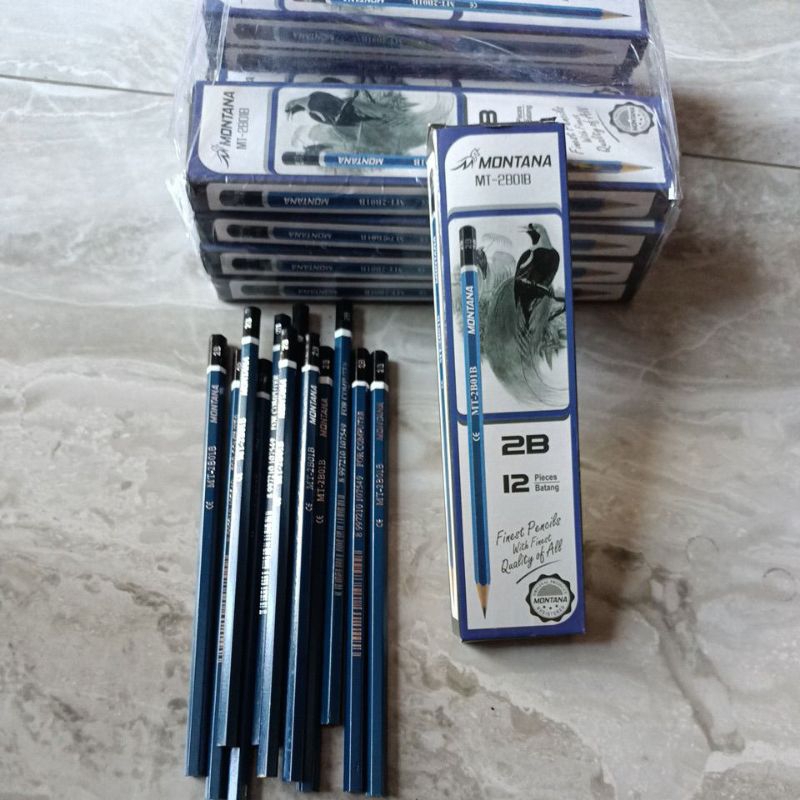 

Pensil pena 2b montana 12pcs