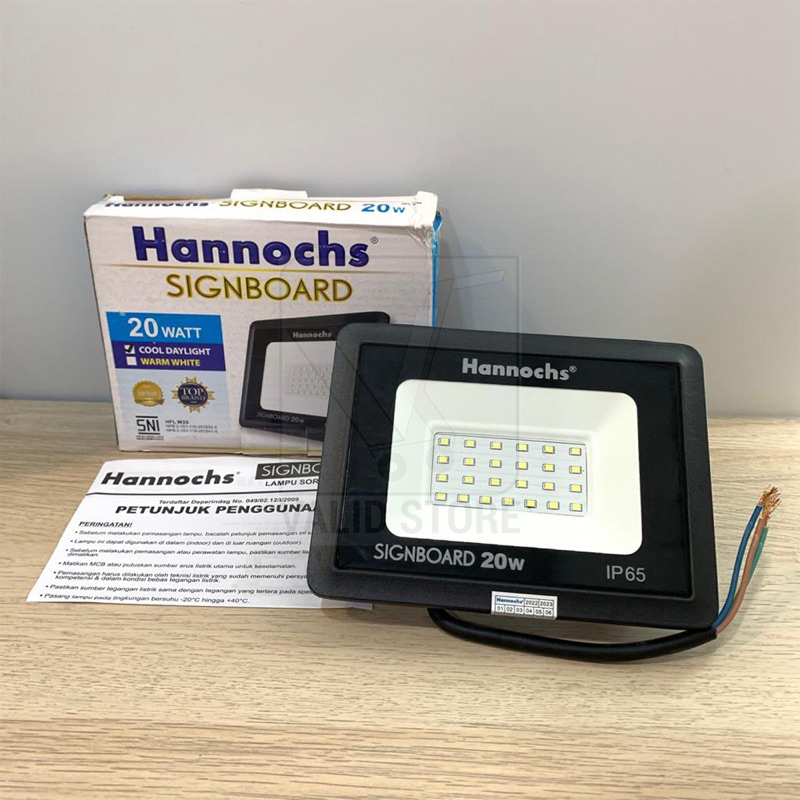 Hannochs Signboard Lampu Sorot / TembaK 20W / 20 Watt