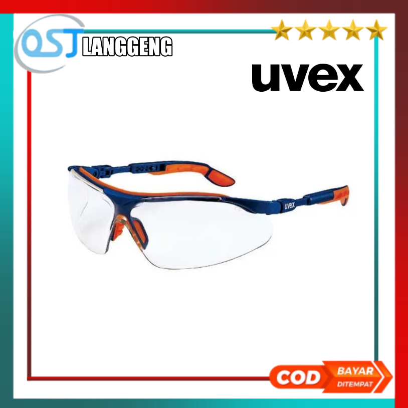 UVEX Safety Eyewear i-vo Spectacless 9160265 Kacamata Safety - Kacamata Uvex