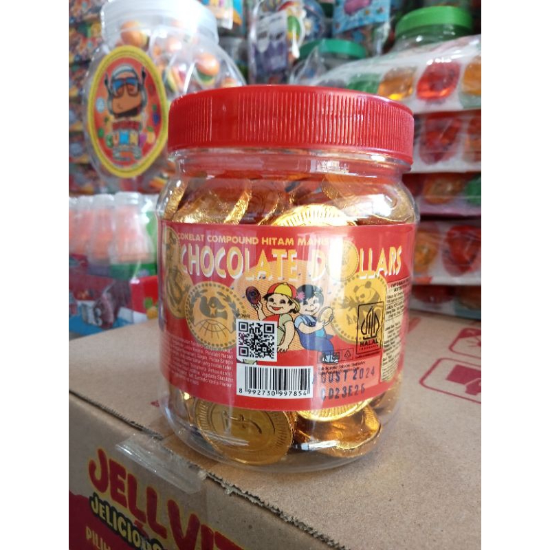 

COKELAT KOIN DOLLAR 1 TOPLES - 100PCS