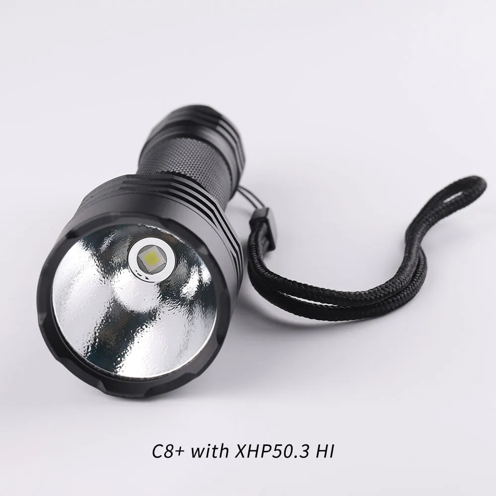 Senter Convoy C8+ With CREE XHP50.3 HI 6500K, 6V 4A