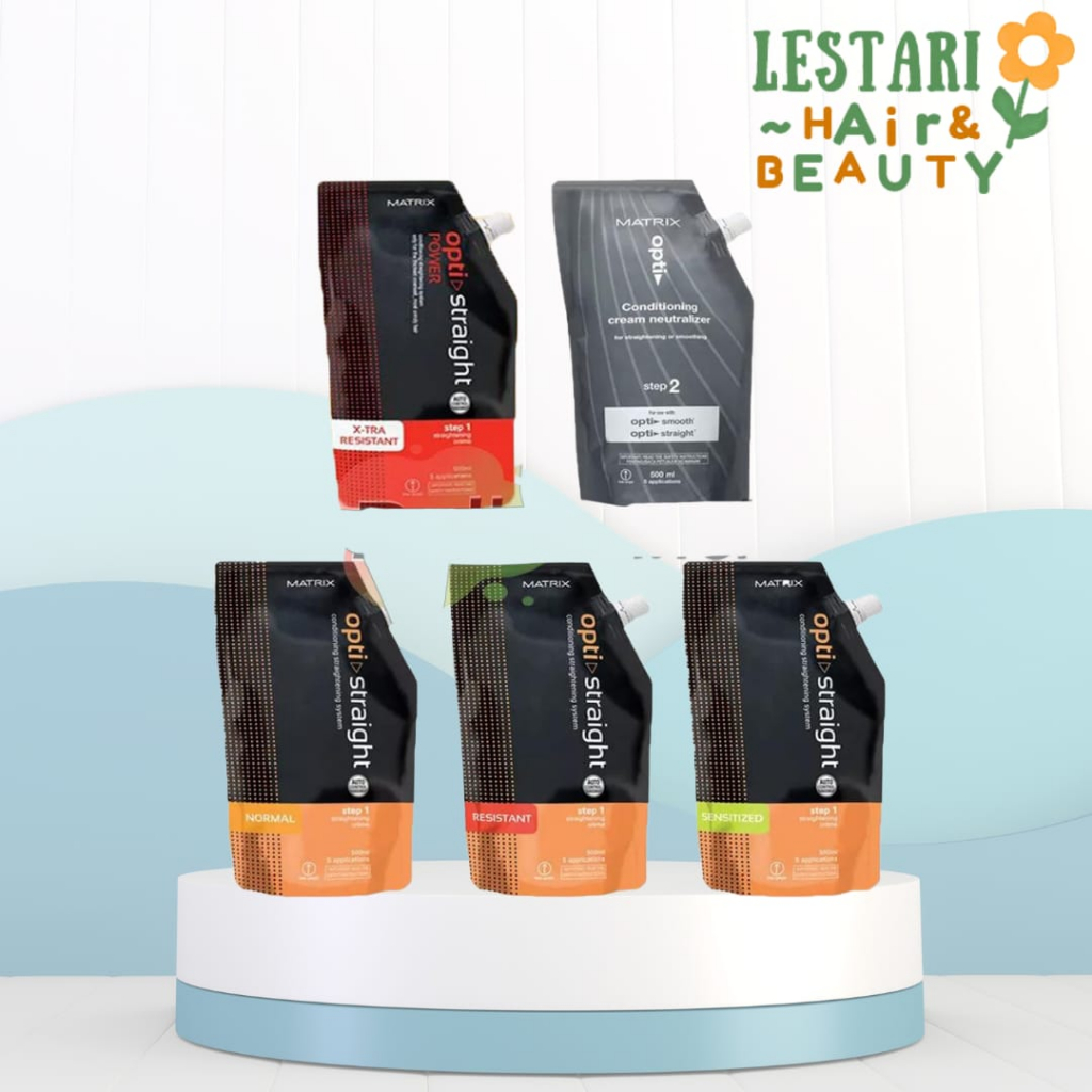 MATRIX OPTI STRAIGHT STEP 1 500ML MATRIX SMOOTHING MATRIX OBAT PELURUS RAMBUT MATRIX OPTISTRAIGHT 50