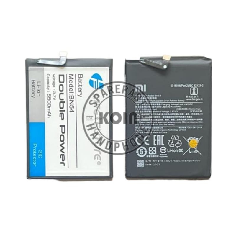 BATERAI/BATRE/BATTERY XIAOMI REDMI 9/NOTE 9/BN54/BN-54/BN 54 ORIGINAL