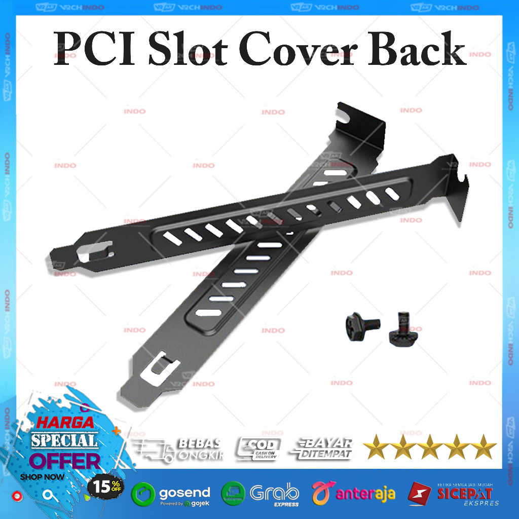 DOFF - Back Panel PCI Slot Cover / Tutup Casing PC Slot Belakang