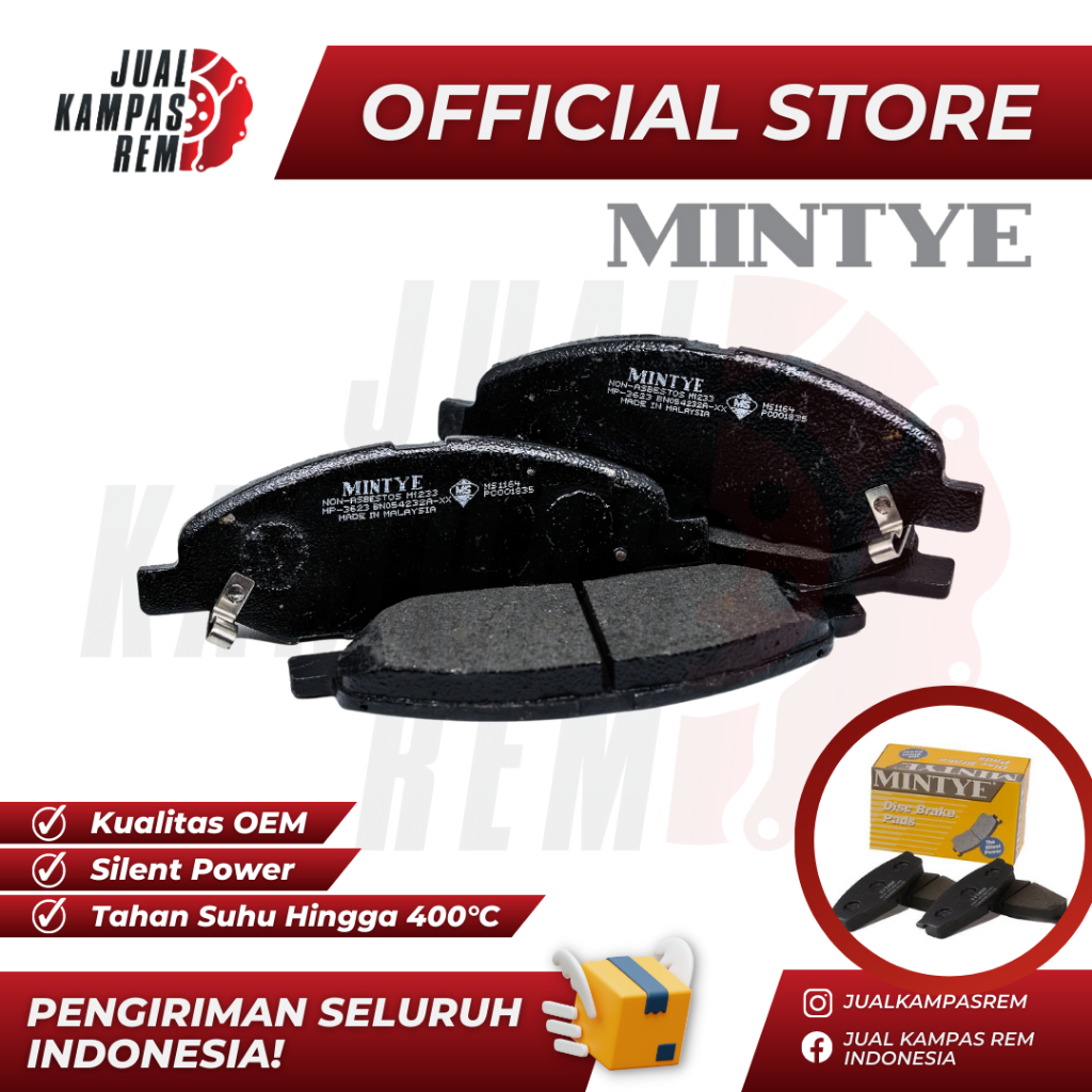 Brake Pads Kampas Rem Belakang NISSAN GRAND LIVINA 2011 / TIIDA / TIIDA 200/400