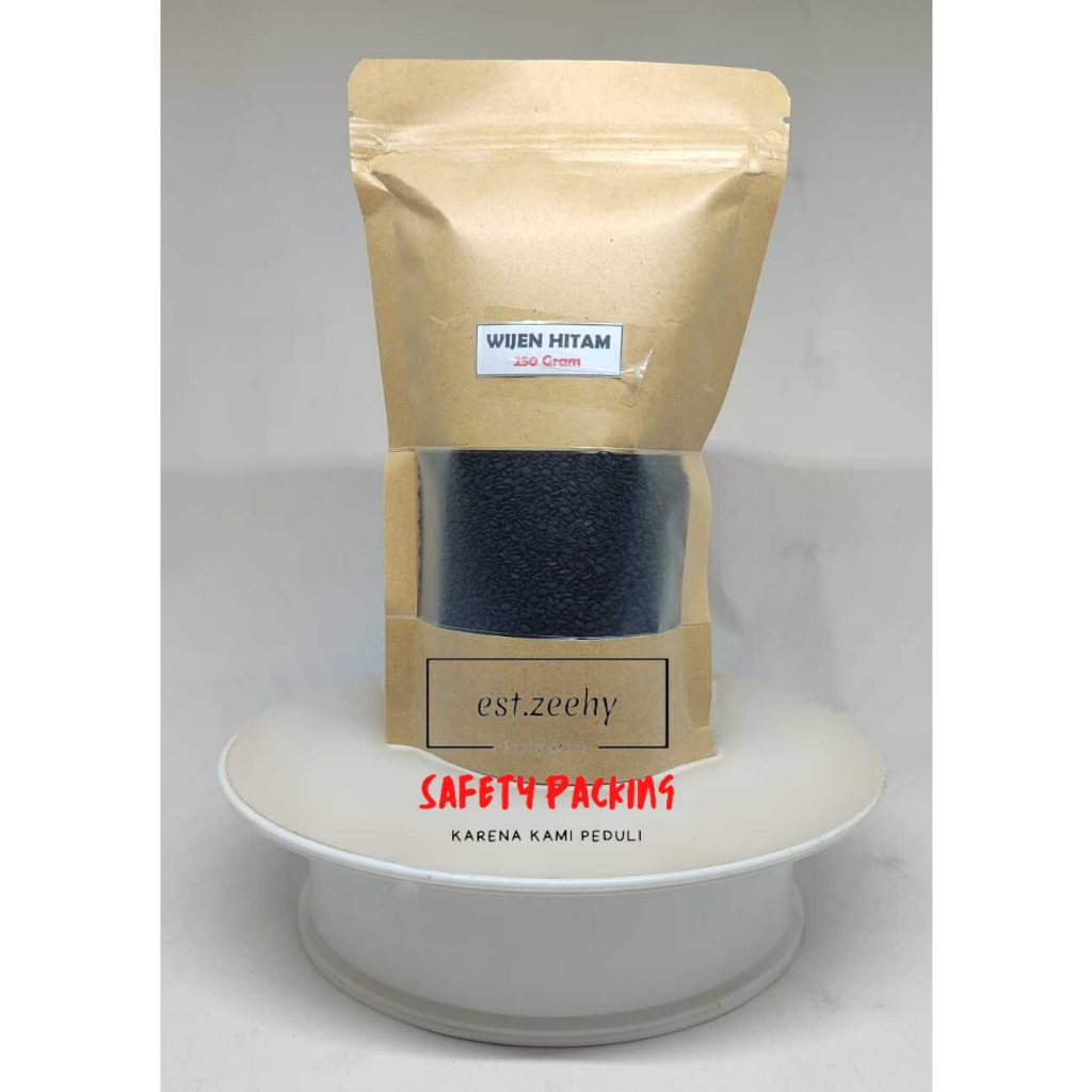 

Wijen Hitam Kualitas Baik Kemasan 250 Gram