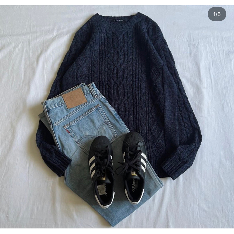 Hangten Cable Knitted Sweater