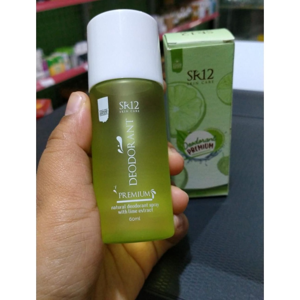 (Kemasan Baru) SR12 DEODORANT SPRAY PREMIUM PENGHILANG BAU BADAN PEMUTIH KETIAK ALAMI PRIA WANITA TE