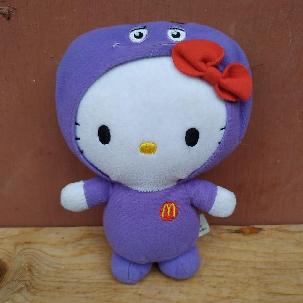 Boneka Hello kitty Ronald and Friends - Grimace Mc Donald 2012
