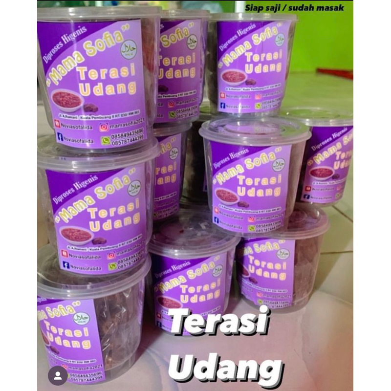 

Terasi / acan sudah masak siap santap “Mama Sofia”
