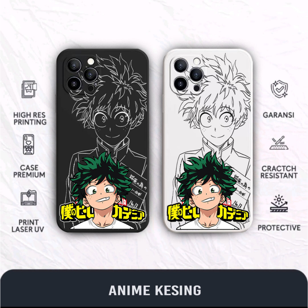 Case Izuku Midoriya MHA1 Xiaomi Redmi 6A 7 8 8A 9 9A 9C 9T 10A 10C 12 12C 5PLUS NOTE5A NOTE8 NOTE9 N
