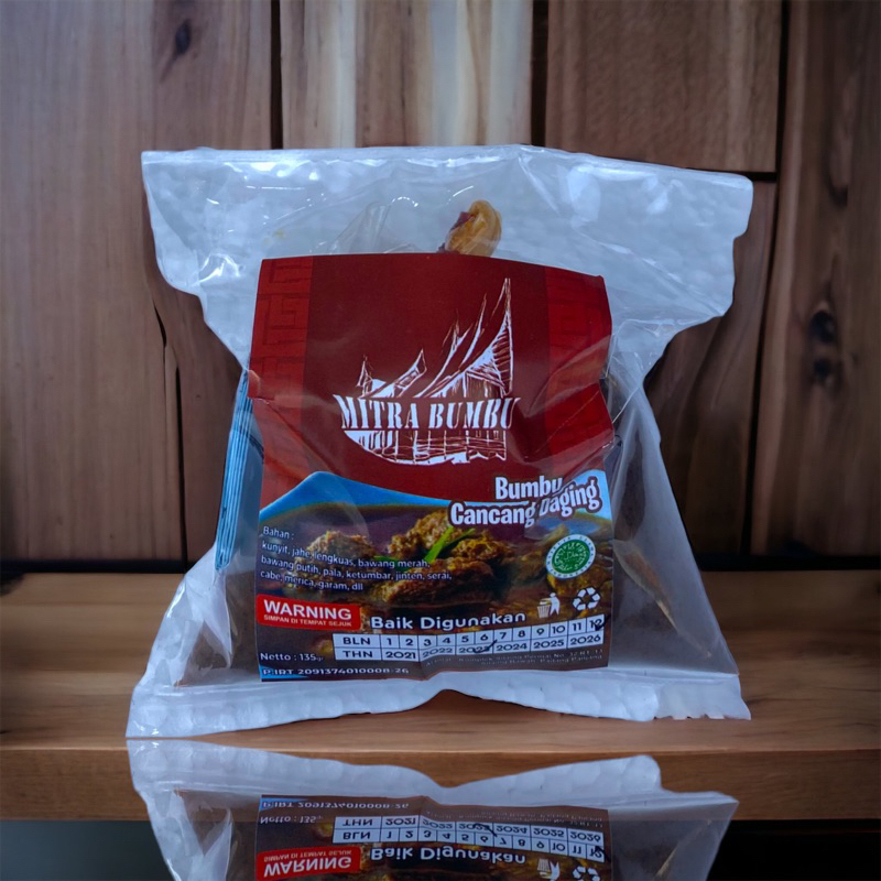 

bumbu cancang padang daging sapi untuk 500g daging sapi