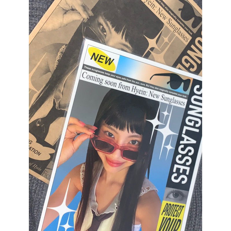 newjeans hyein note board weverse official merch unsealed