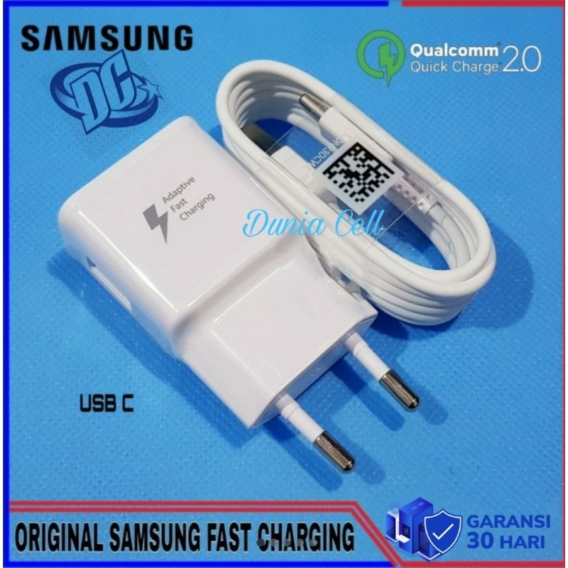 Charger Samsung Galaxy A8 A8+ 2018 /Original 100% Charger Samsung Fast Charging USB Type C Ori