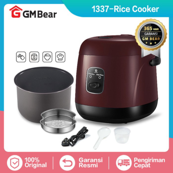 Promo GM Bear Rice Cooker Mini 0.8 ml 1337 - Belva Penanak Nasi Multifungsi Murah
