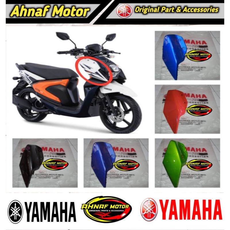 Panel 1&2, Cover Body Sayap Depan Samping Lampu Kanan Atau Kiri Xride X-ride 125 Original Yamaha Par