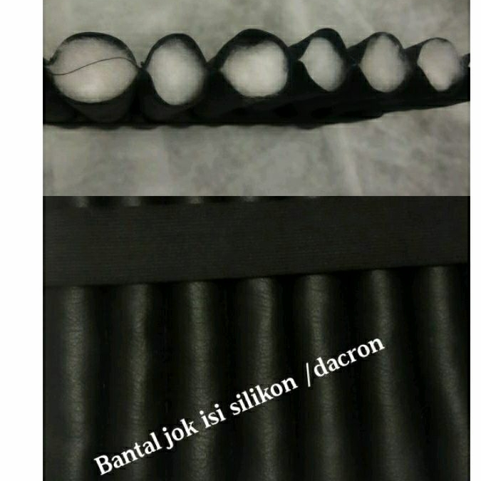 Bantal jok motor isi silikon/dacron