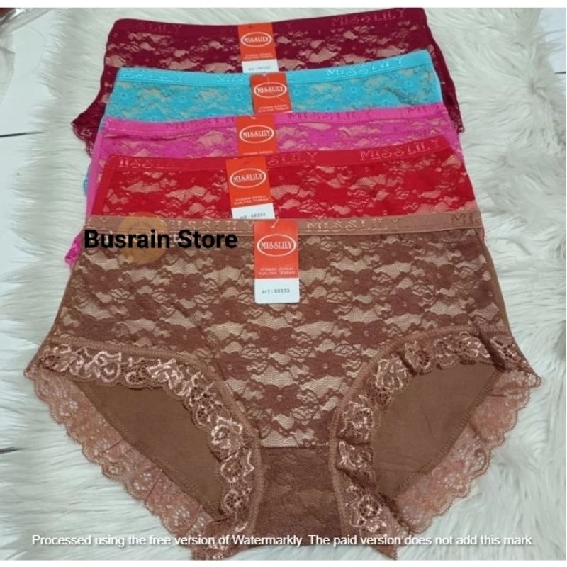 MISSLILY art 68333 CD RENDA BLUKAT / CD WANITA DEWASA 3 PCS - 6 PCS