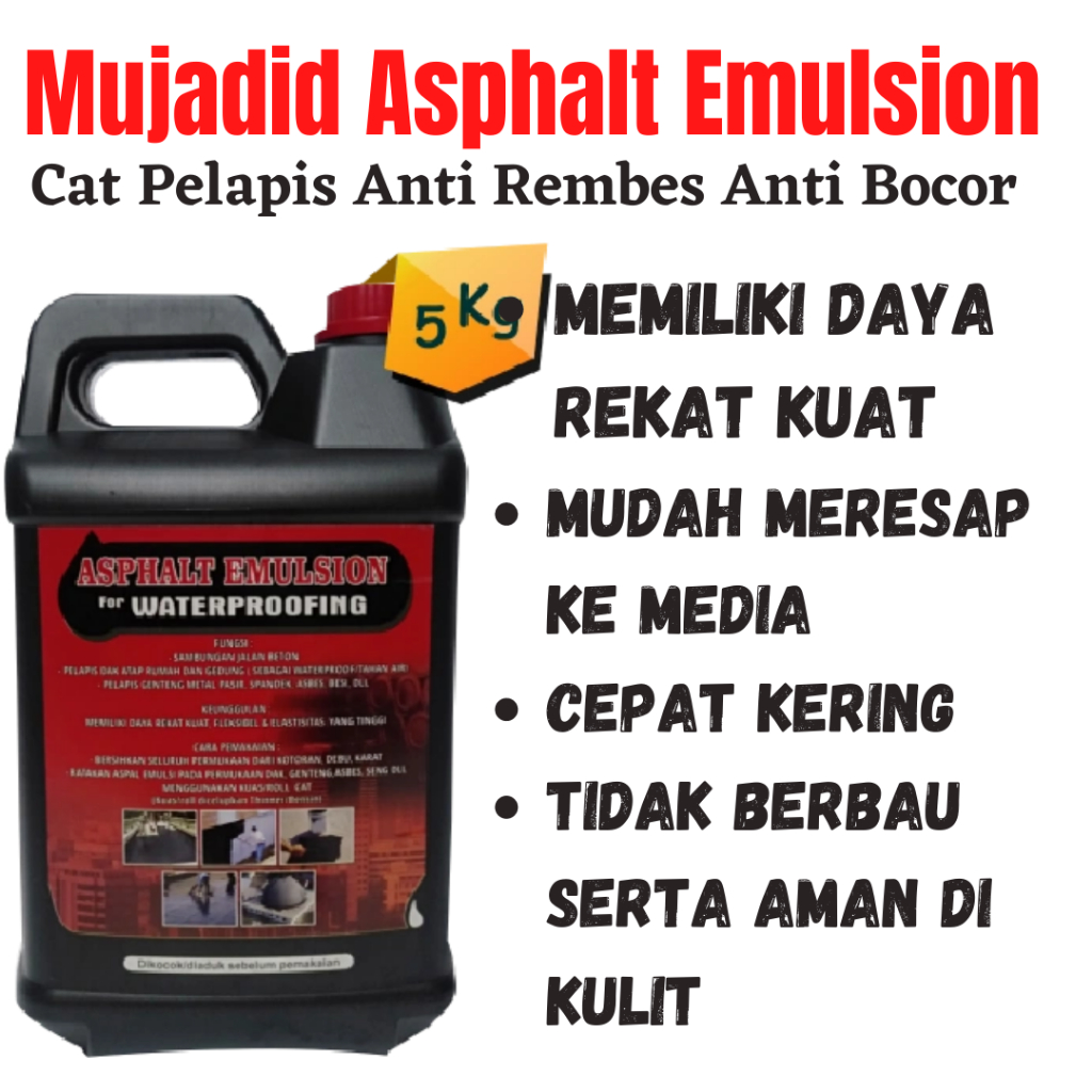 Aspal cair anti retak anti bocor waterproofing