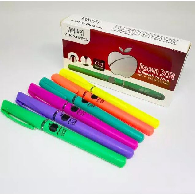 

I PEN GEL pulpen pelangi, Bolpoin warna, pulpen murah rainbow