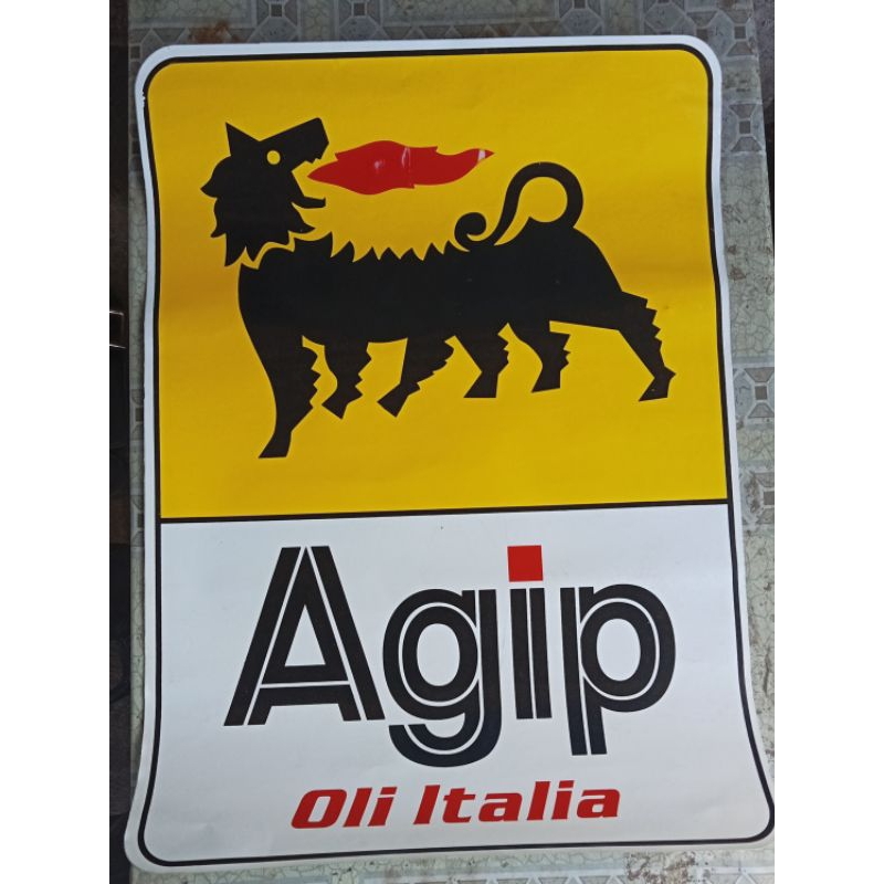 Sticker Scorlet Agip Oli Italy