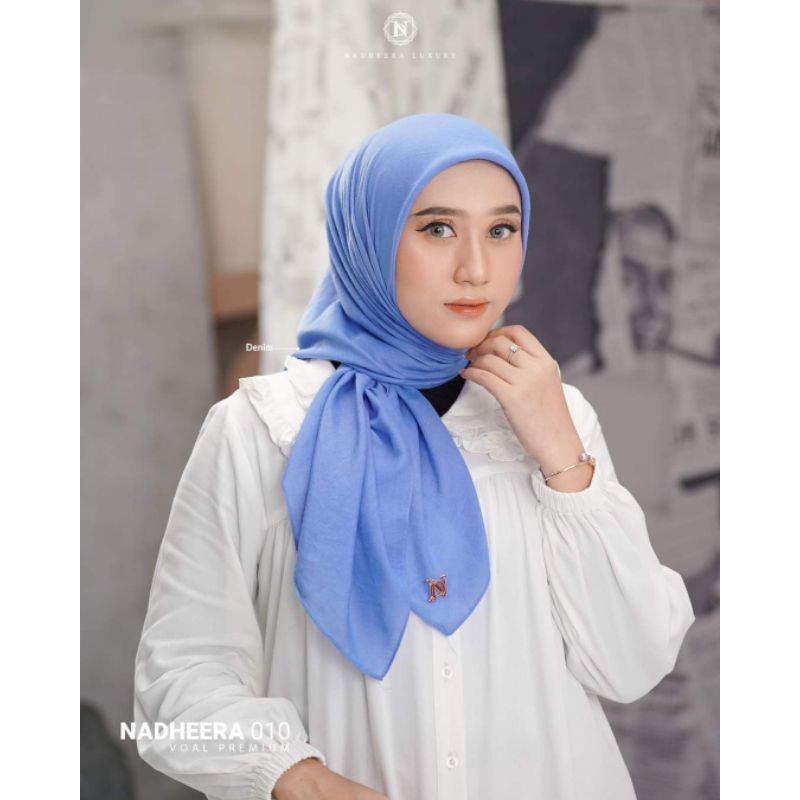 NADHEERA✅ HIJAB SEGIEMPAT NADHEERA DENIM