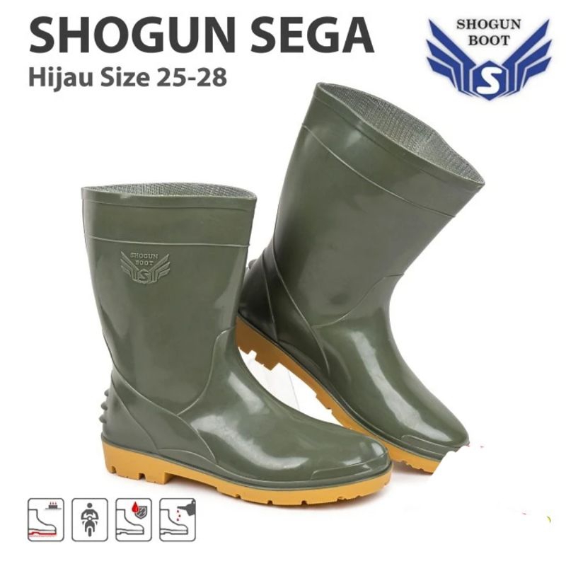 SEPATU BOOTS PENDEK SHOGUN SEGA - sepatu perkebunan KEBERSIHAN