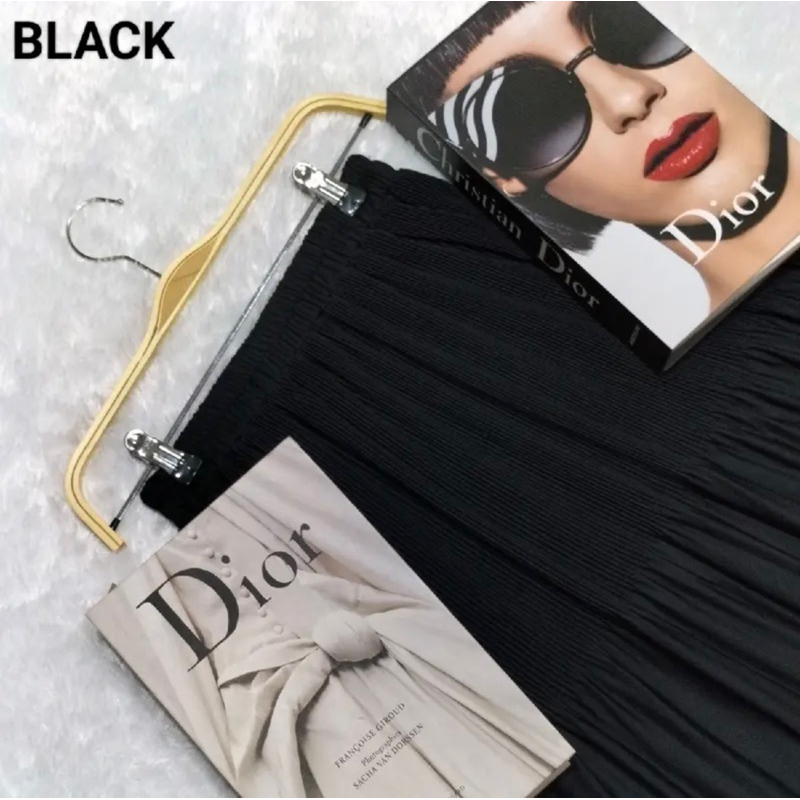 ROK LIDI SUSUN RUFFLE PLISKET PREMIUM ROK POLOS VIRAL GROSIR PGMTA