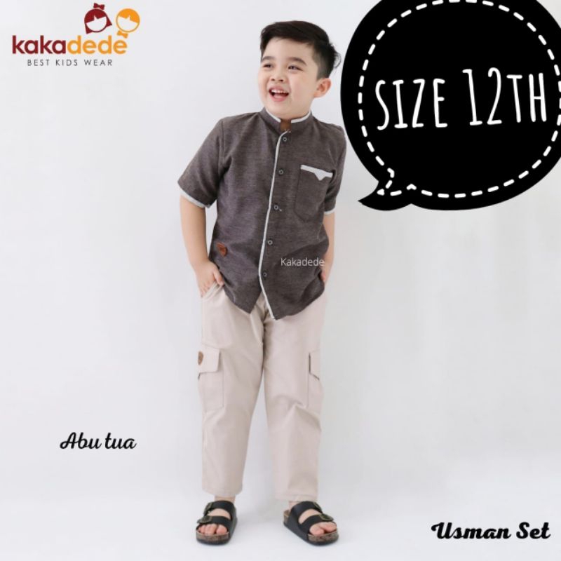 setelan usman kakadede/setelan anak kakadede/setelan koko