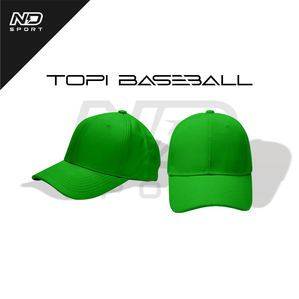 TOPI Polos Pria Wanita topi baseball Cowok Premium Distro HIJAU FUJI