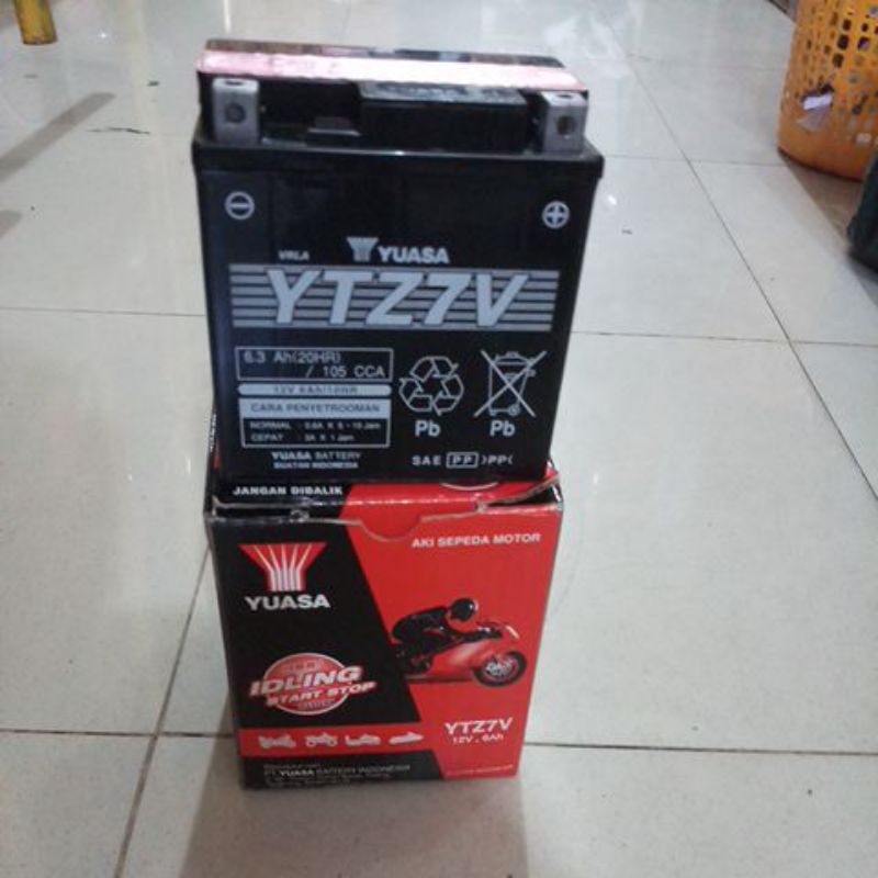 Aki accu kering N-max YTZ7V Yuasa