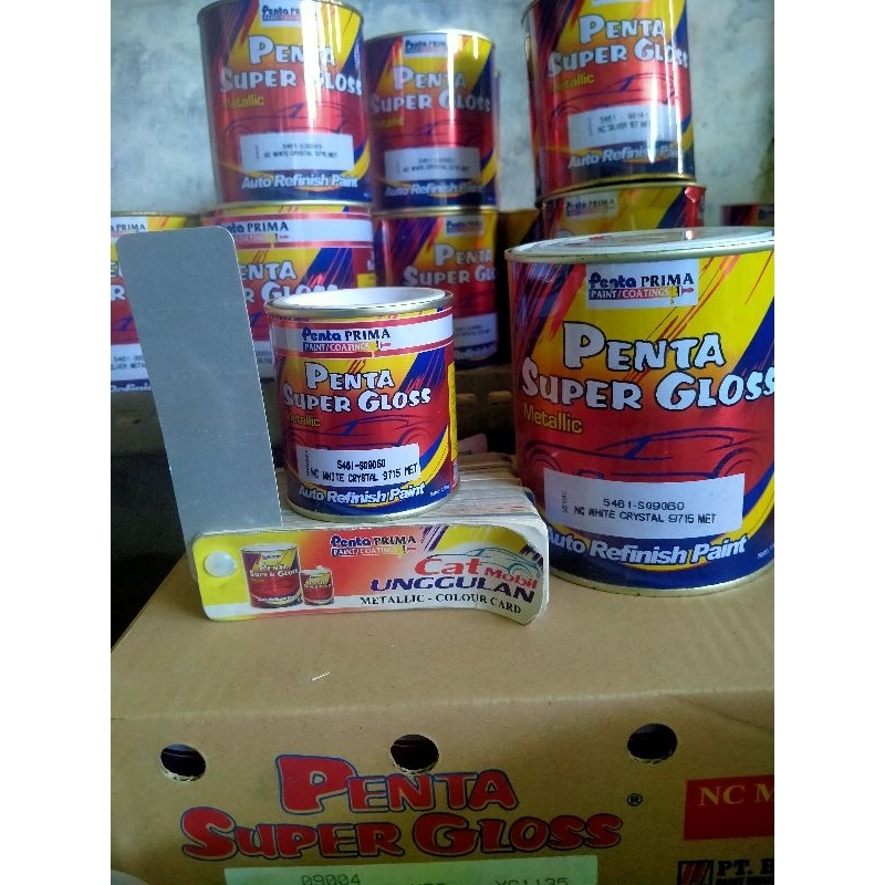 cat penta supergloss metalic nc white crystal S09060 (200g-1kg)