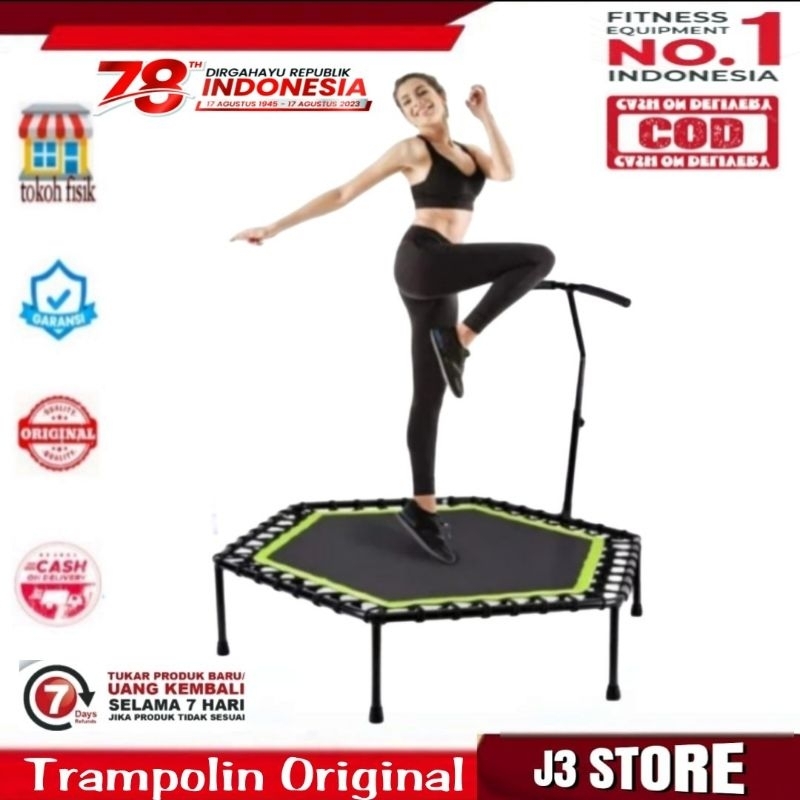 Original-Trampolin Brands Lifesport Alat Olahraga Senam Trampolin alat fitnes gym