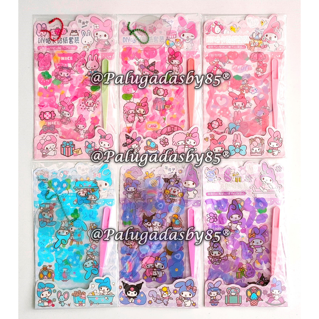 

(1 Set Isi 2 Lembar) Sticker Sanrio CHK DIY 15*9.5 Cm / Sticker CHK Sanrio / Sticker Waterproff / Sticker Korea Lucu Anti Air / Sticker Viral WFK001-2021