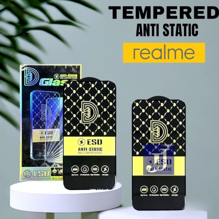 REALME GT 5G REALME GT MASTER ESD TEMPERED GLASS FULL ANTI STATIC