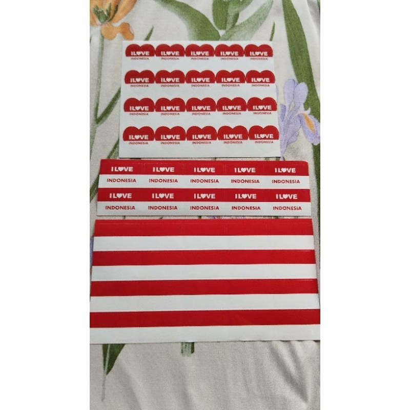 

Stiker merah putih mix