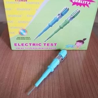 Obeng Tespen Stamvick Kecil/OBENG TESPEN LISTRIK AC TEST PEN TESTPEN/OBENG TESPEN Listrik Tes Pen berkualitas