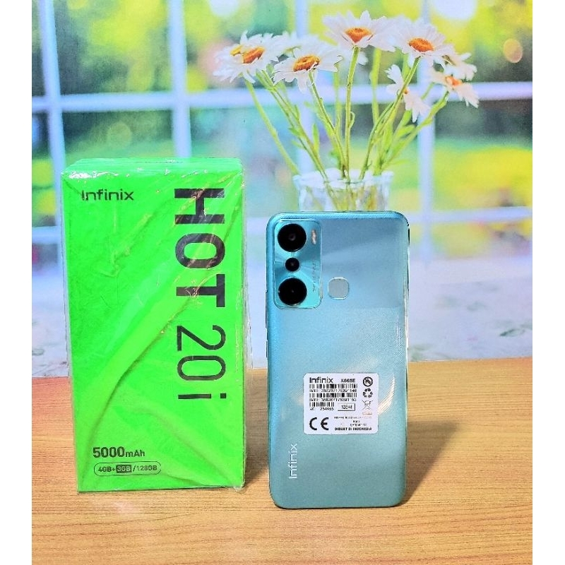 Infinix Hot 20i Ram 4/128gb Fullset Garansi Panjang