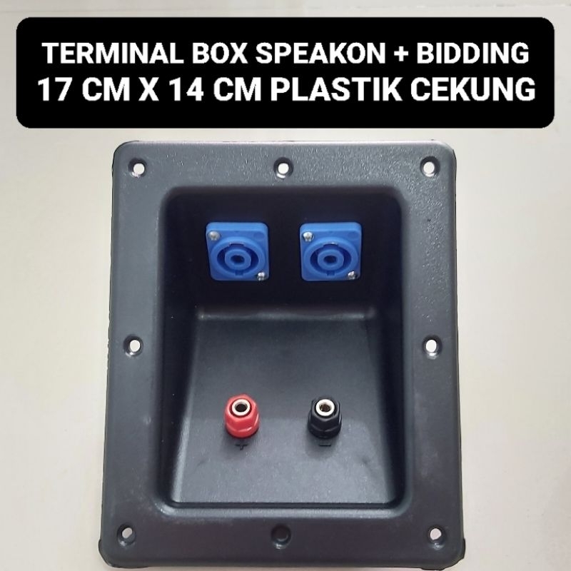 Terminal Speakon Cekung Besar Plastik 17 CM X 14 CM Speaker Salon Binding Post