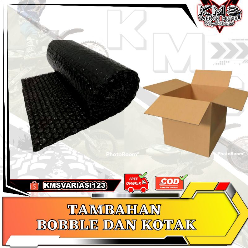 

bubble wrap dan kardus untuk keamanan TAMBAHAN packingan paket agar aman